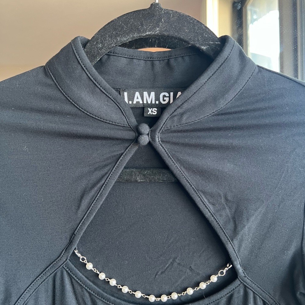 I.AM.GIA Black Long Sleeve Top